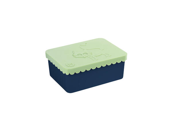 Blafre matboks i plast ett rom - Rev Lys grønn/marineblå