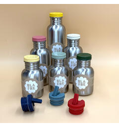 Blafre stålflaske - Lys lilla 750 ml