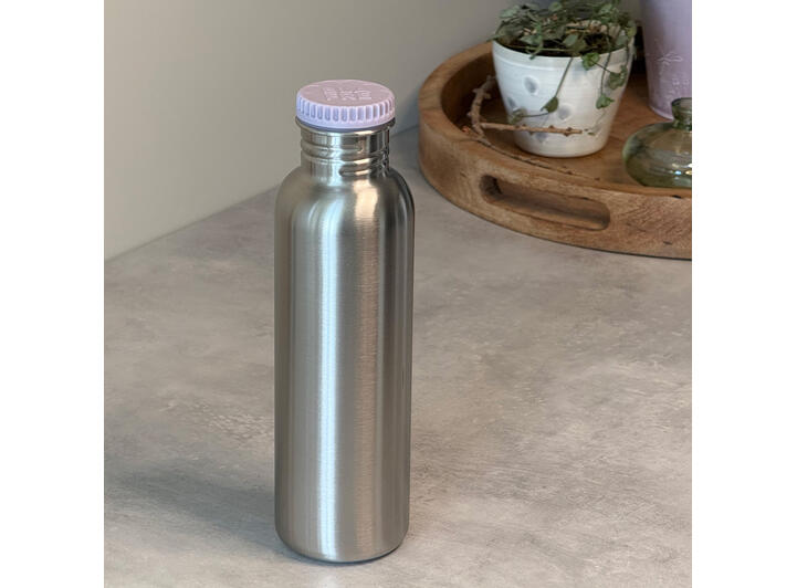 Blafre stålflaske - Lys lilla 750 ml 