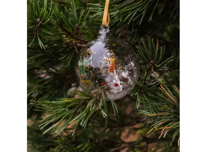 Flåklypa Julekule - Ludvig og Solan 7cm 2024 