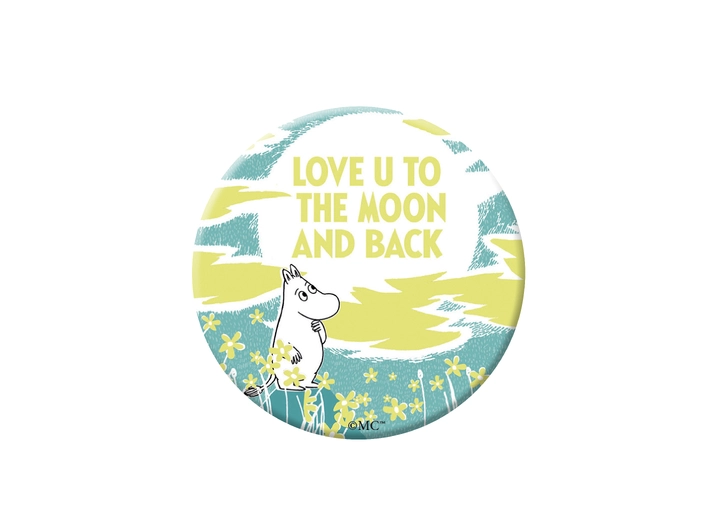 Magnet  Mummi - Love u to the moon 5,6 cm 