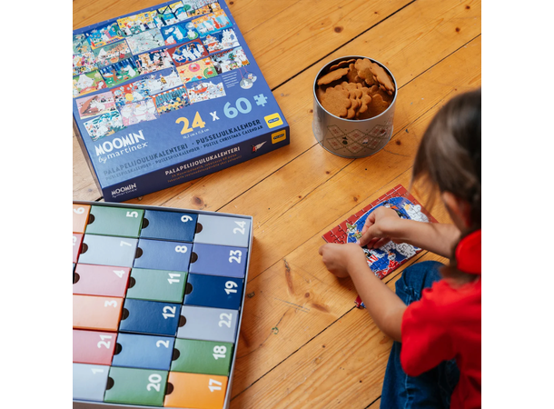 Mummi Adventskalender Puslespill 24 puslespill