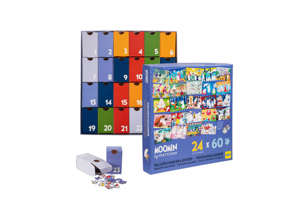 Mummi Adventskalender Puslespill 24 puslespill