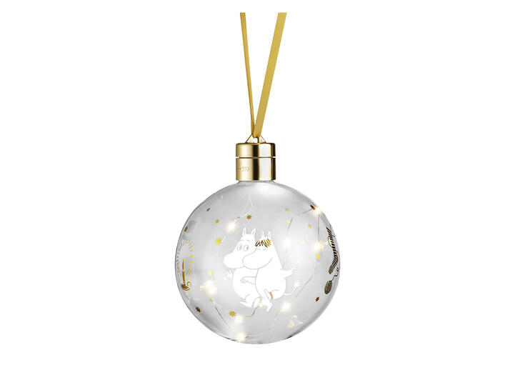 Mummi Dekorasjonskule - med leddlys 11 CM  Sparkling Stars 