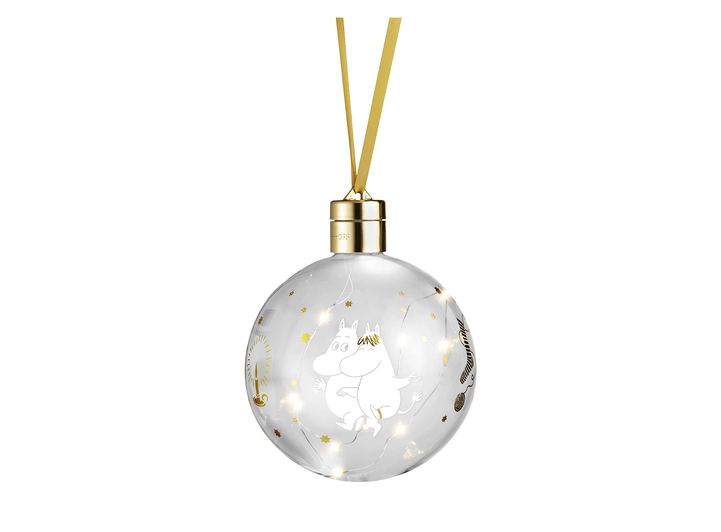 Mummi Dekorasjonskule - med leddlys 11 CM  Sparkling Stars 