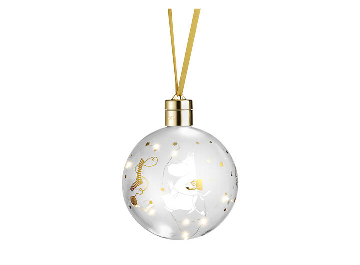 Mummi Dekorasjonskule - med leddlys 11 CM  Sparkling Stars 