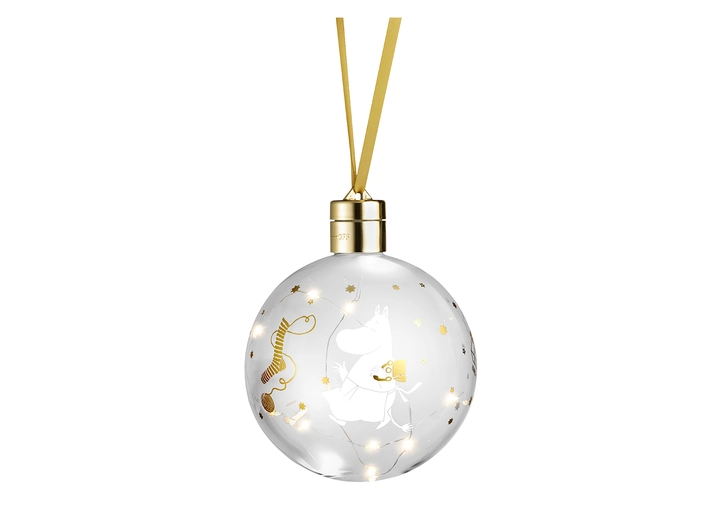 Mummi Dekorasjonskule - med leddlys 11 CM  Sparkling Stars 