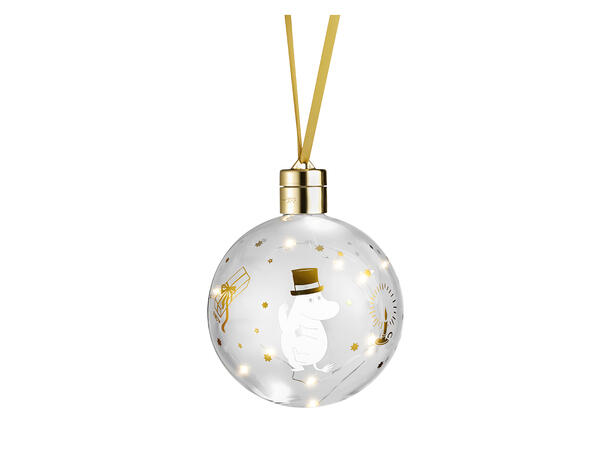Mummi Dekorasjonskule - med leddlys 11 CM  Sparkling Stars