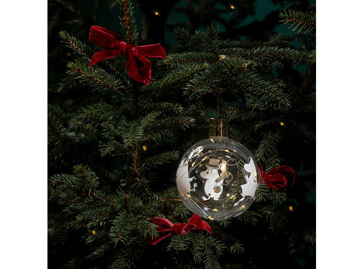 Mummi Dekorasjonskule - med leddlys 11 CM  Sparkling Stars 