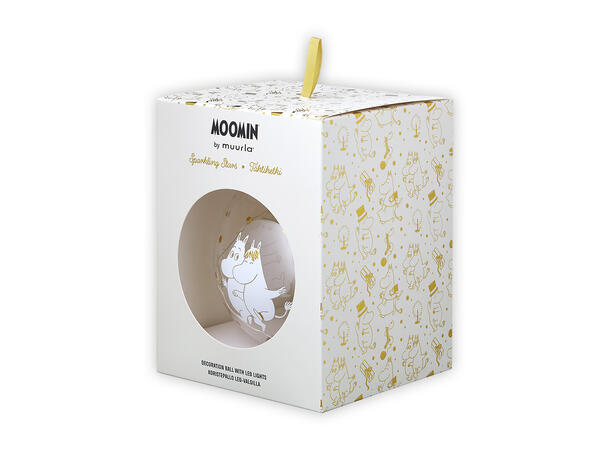 Mummi Dekorasjonskule - med leddlys 11 CM  Sparkling Stars