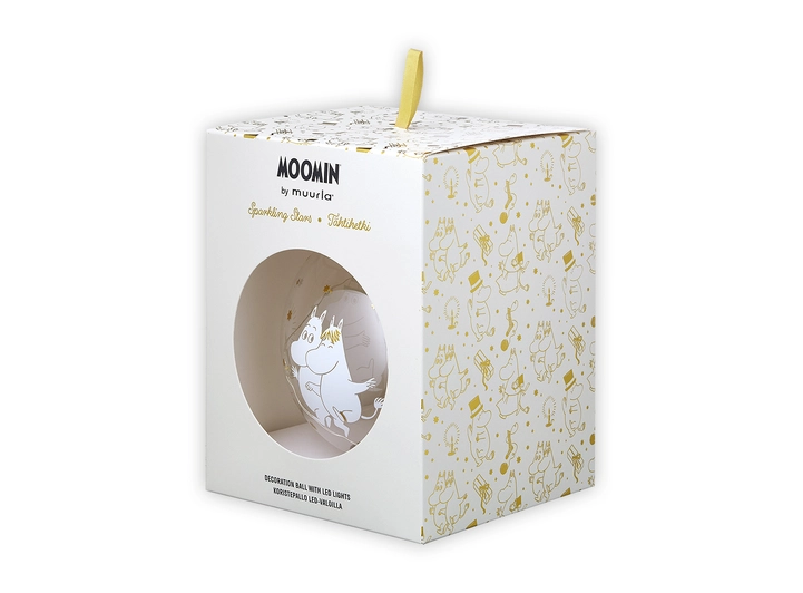 Mummi Dekorasjonskule - med leddlys 11 CM  Sparkling Stars 