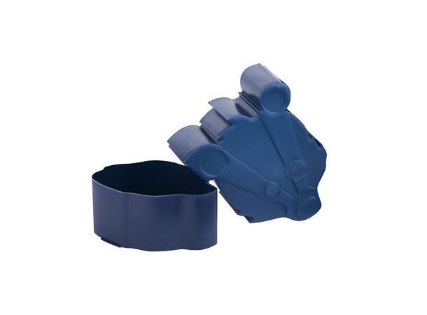 Blafre matboks i plast mini - Grevling Marineblå
