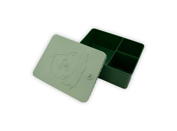 Blafre matboks i plast trerom - Fisketur Lys grønn/mørk grønn