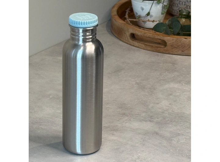 Blafre stålflaske - Lys blå 750 ml 