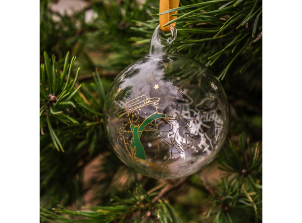 Flåklypa Julekule - Ludvig 7cm 2024