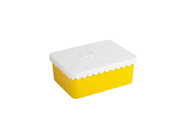 Blafre matboks i plast ett rom - Rev Hvi/gul