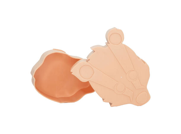 Blafre matboks i plast mini - Grevling Fersken