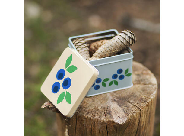 Blafre metallboks - Blåbær