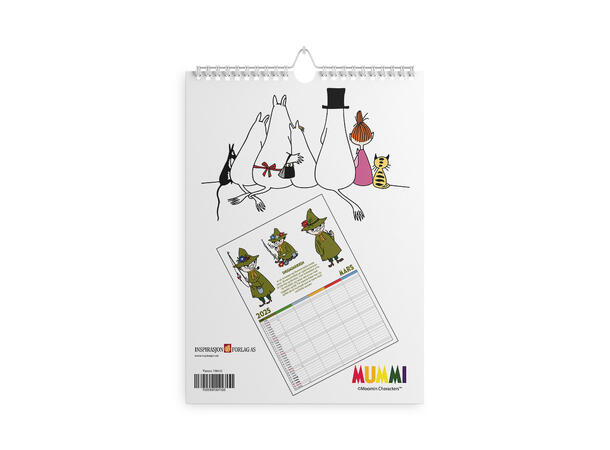 Mummi Familiekalender 2025 Kalender 2025