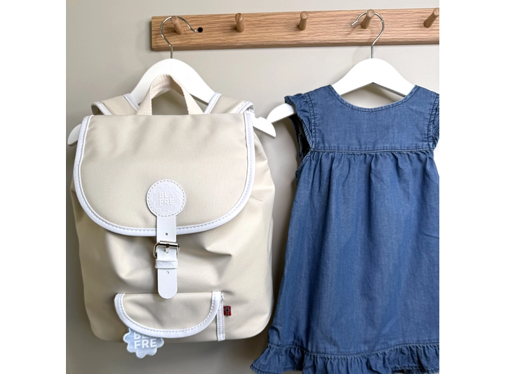 Blafre barnesekk - 8,5L beige 3-5 år 
