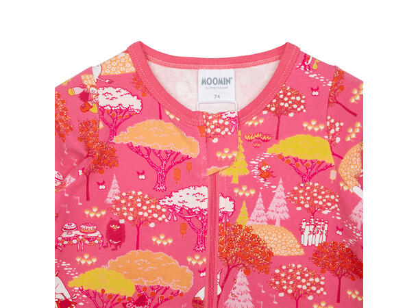 Mummi Pyjamas - Høste Magenta Babyklær fra Mummi