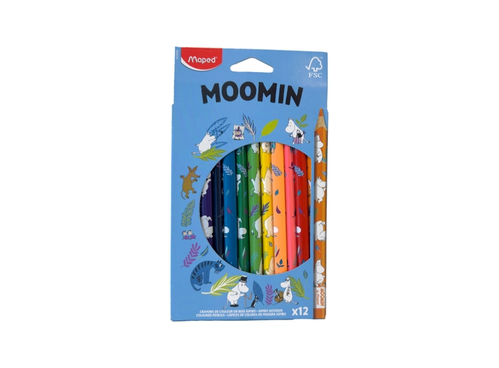 Mummi - Fargeblyanter store 12stk 