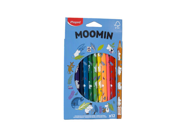 Mummi - Fargeblyanter store 12stk