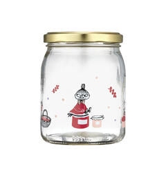 Mummi glasskrukke + 4 klistremerker 0,5 liter
