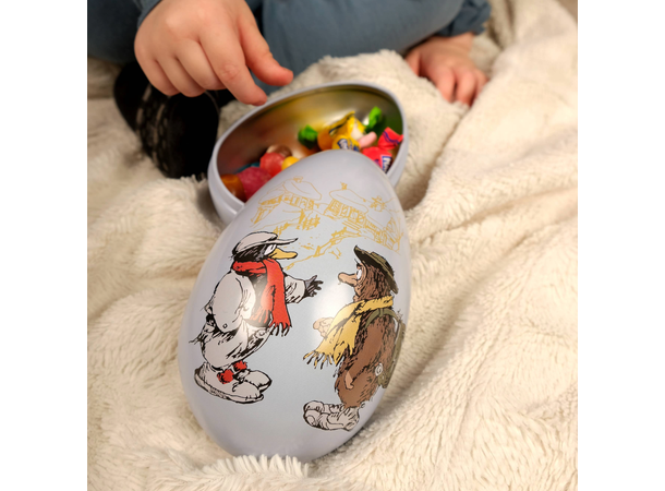 Påskeegg Flåklypa Ludvig og Solan 15 cm