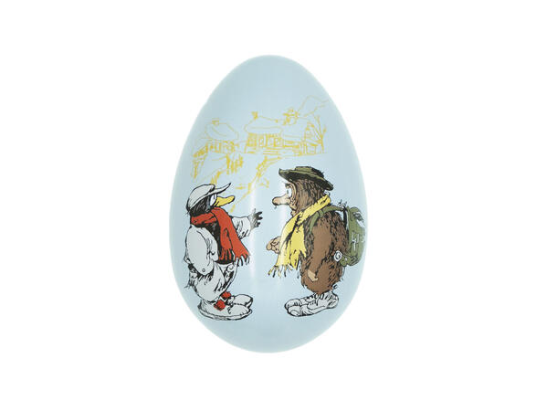 Påskeegg Flåklypa Ludvig og Solan 15 cm