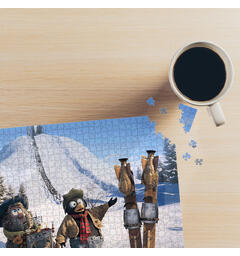 Flåklypa Puslespill 1000 Rekorden 1000 brikker