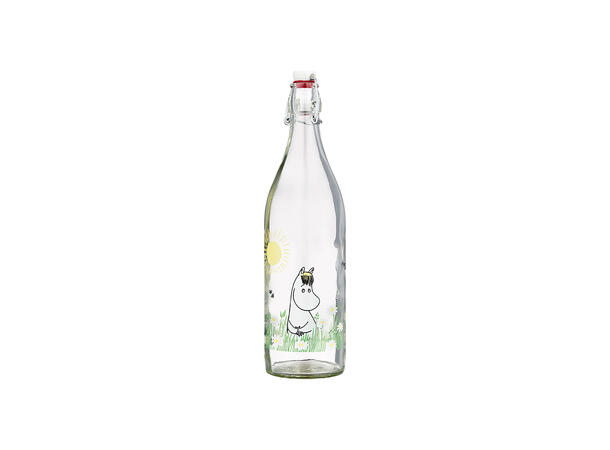 Mummi Glassflaske - I hagen 1 liter