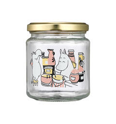 Mummi glasskrukke + 4 klistremerker 0,3 liter