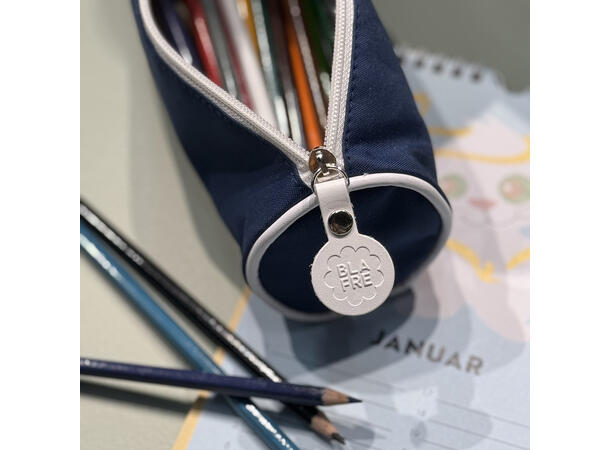 Blafre pennal - mørk blå 22cm 