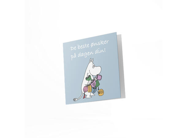 Mummi dobbeltkort - De beste ønsker 12 cm Mummi