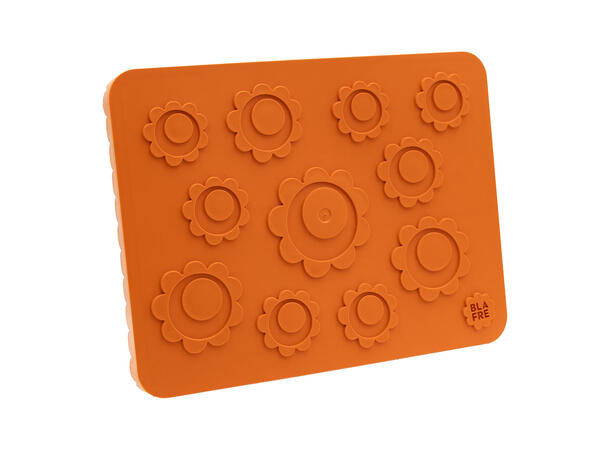 Blafre lokk treroms matboks - Blomst Orange