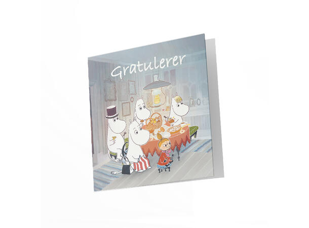 Mummi dobbeltkort - Gratulerer 12 cm Mummi