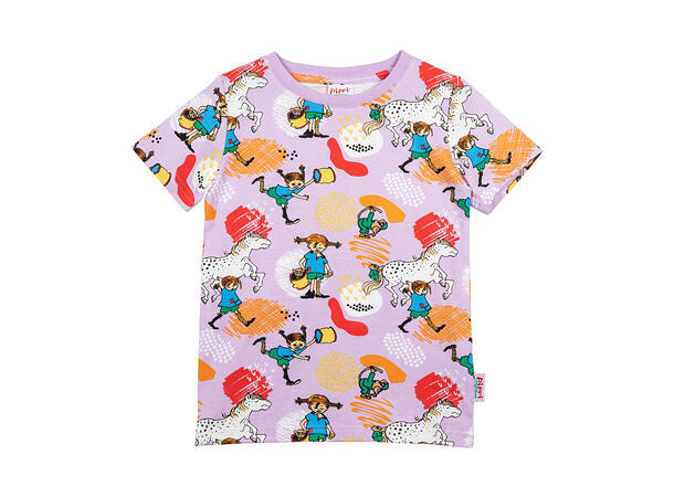 Pippi T-Skjorte - Glede Lilla Barneklær fra Pippi