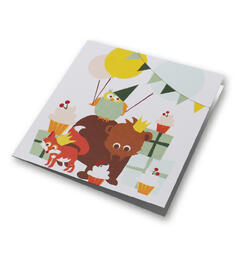 Blafre kort lite - Bursdag Dobbelt kort