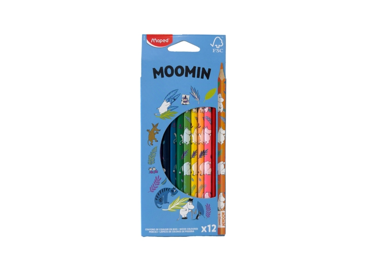 Mummi - Fargeblyanter 12stk 