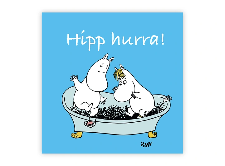 Mummi dobbeltkort - Hipp hurra! 12 cm Mummi 