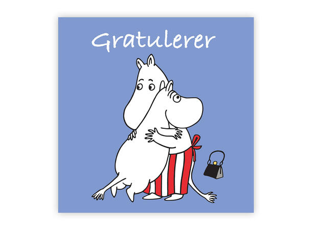 Mummi dobbeltkort - Gratulerer 12 cm Mummi 