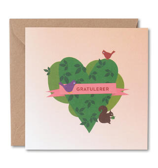 Blafre kort stort - Gratulerer Dobbelt kort