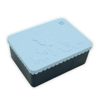 Blafre matboks i plast treroms - Bj&#248;rn Himmelbl&#229;/marinebl&#229;