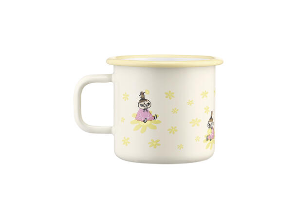 Mummikopp Emalje - Blomster 3,7 dl