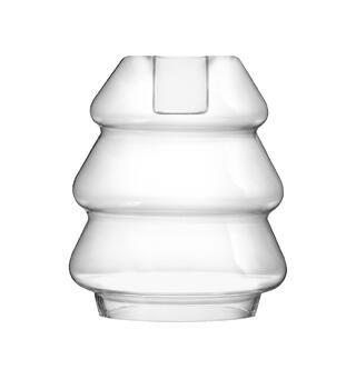 Muurla Glasstre stearinlysholder 10,5cm