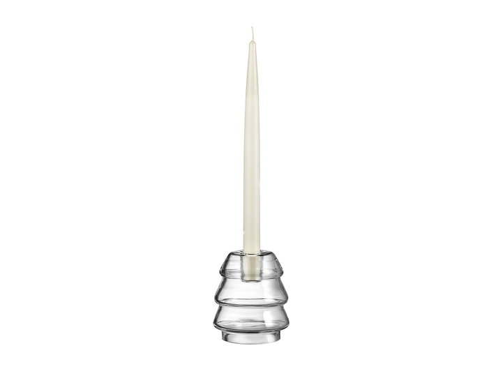 Muurla Glasstre stearinlysholder 10,5cm 