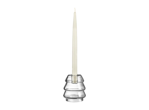Muurla Glasstre stearinlysholder 10,5cm