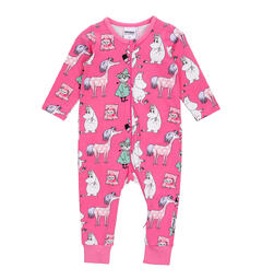 Mummi Pyjamas - Jentegjeng Magenta Babyklær fra Mummi