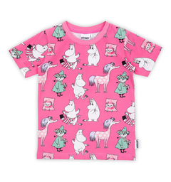 Mummi T-Skjorte - Jentegjeng Magenta Barneklær fra Mummi